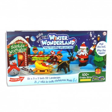 Imagimake Quill On Winter Wonderland 3D Quilling Kit